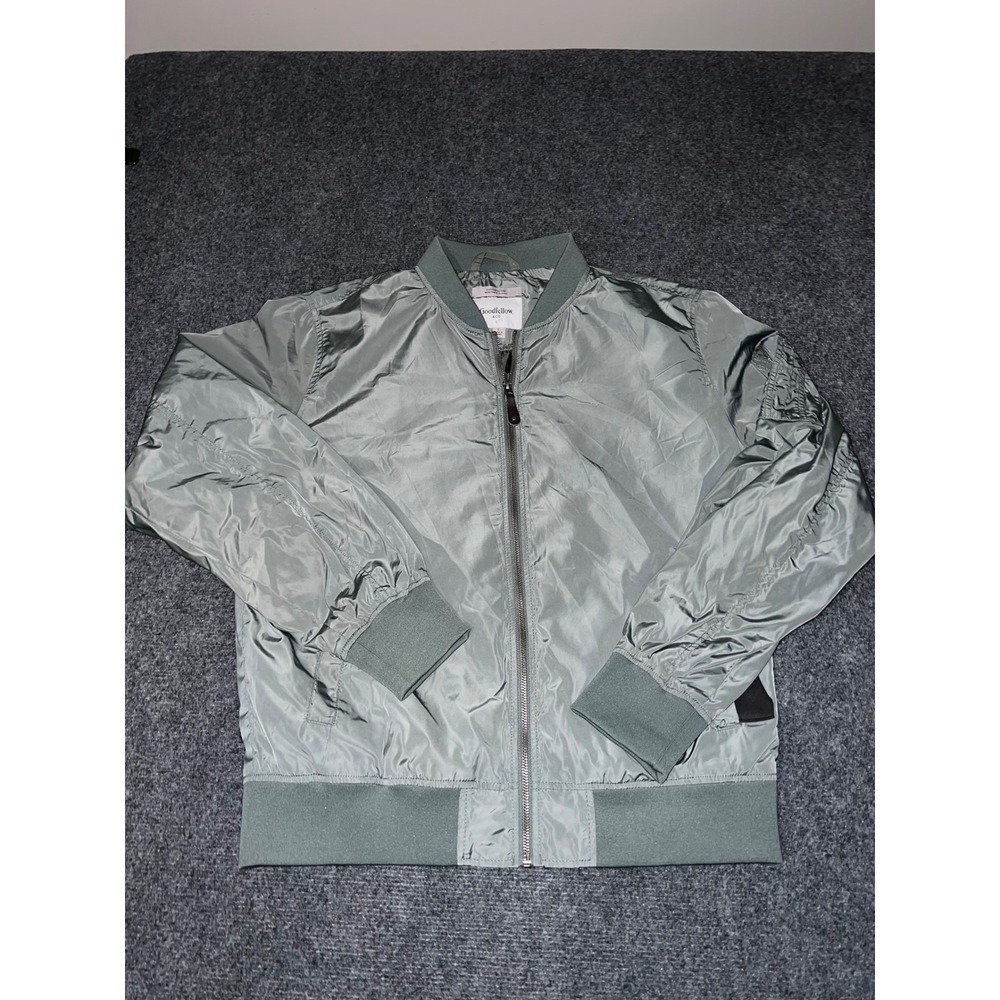 Goodfellow & Co Mens Large Sage Green Water Resistant Bomber Jacket L